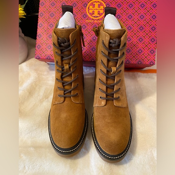 TORY BURCH MILLER SUEDE BOOTIES - Picture 6 of 9